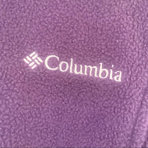 Columbia purple full zip fleece Small - Picture 3 of 8